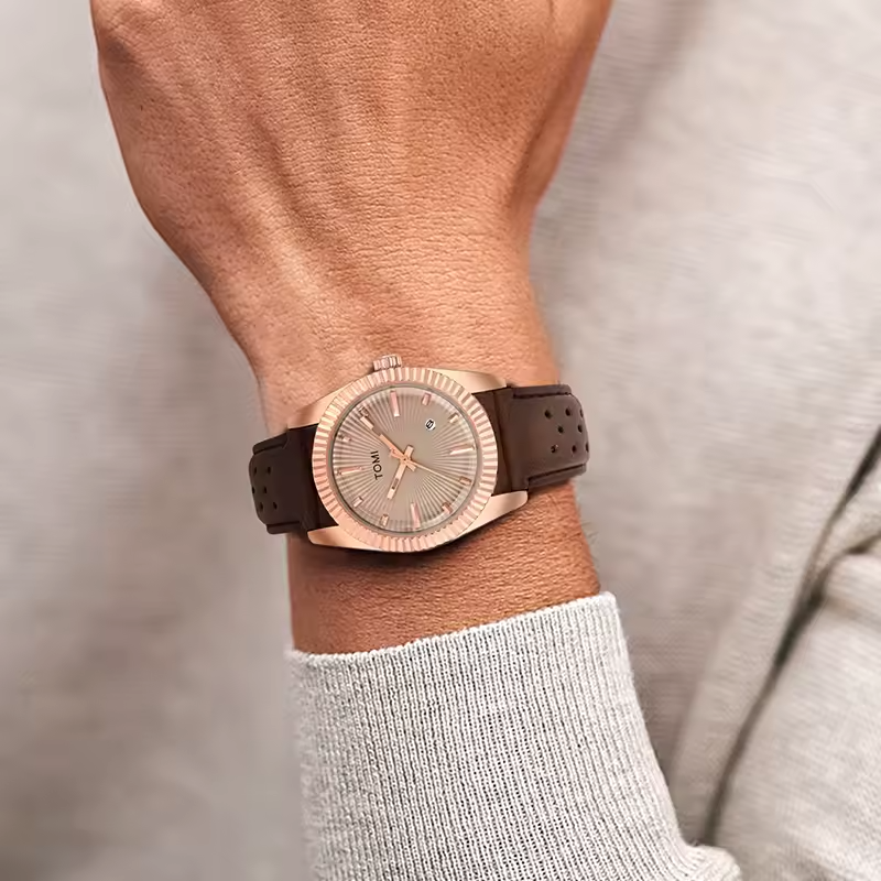 Relógio Masculino Vellario Mocha